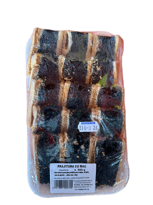Prăjitură cu mac