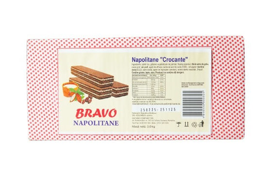 Napolitane Crocante Bravo   Per Kg